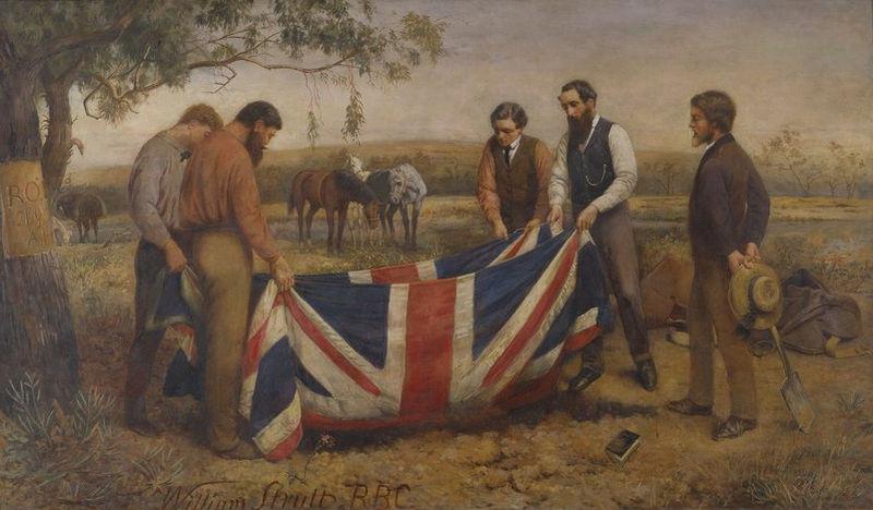 William Strutt The Burial of Burke Sweden oil painting art